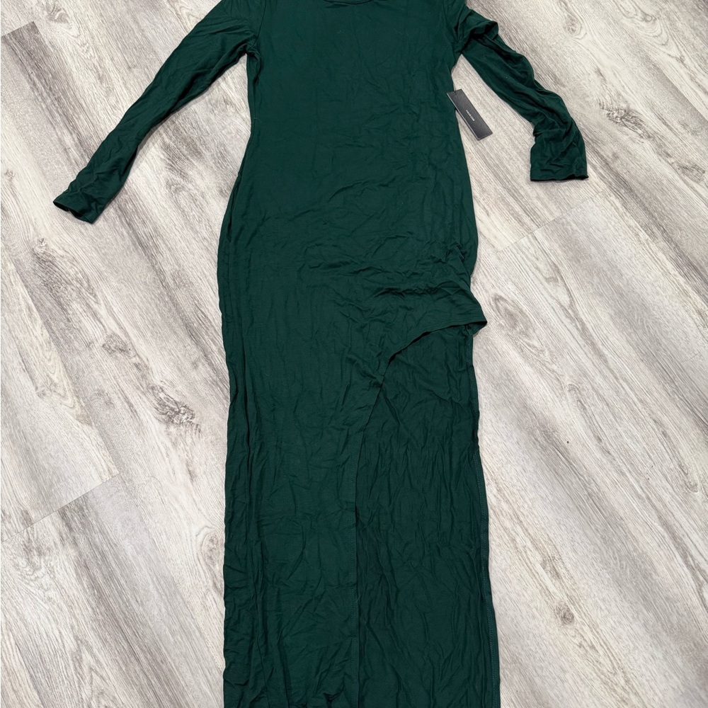 Lulus Green Maxi Dress medium